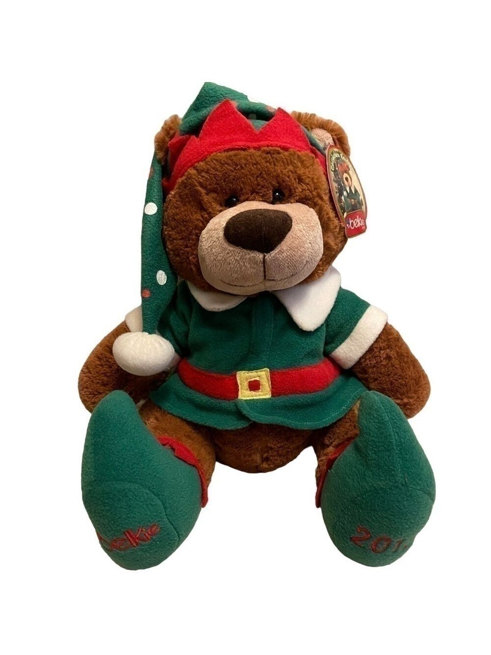 Belkie Bear 2012 Christmas Elf Plush